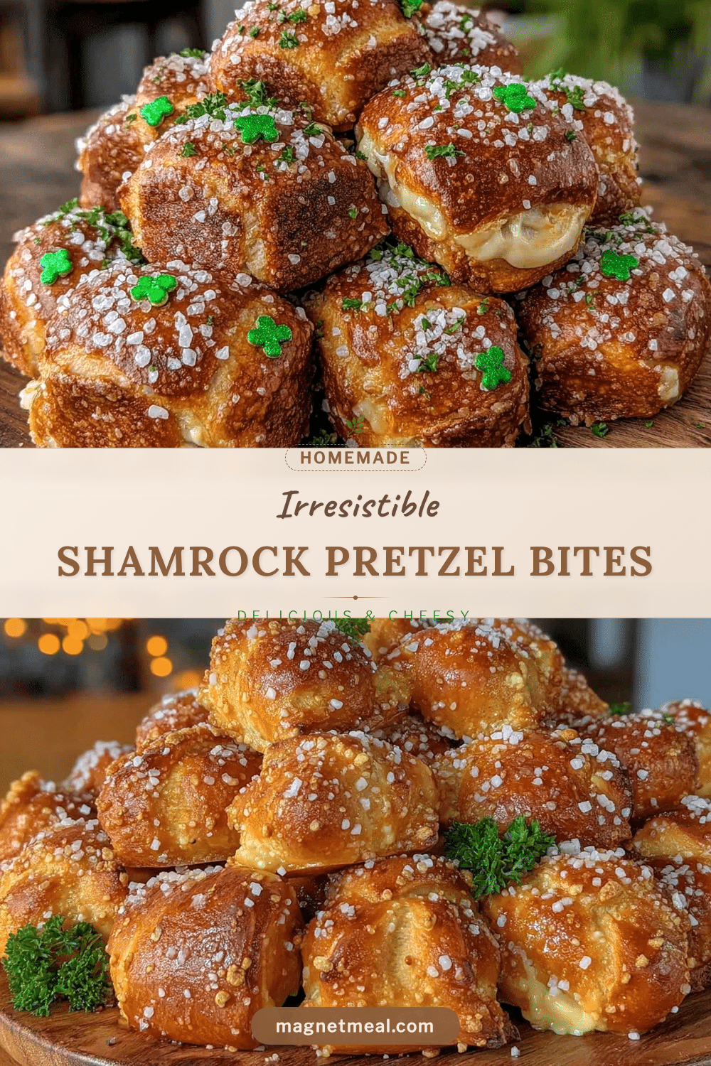 crispy shamrock pretzel bites recipe