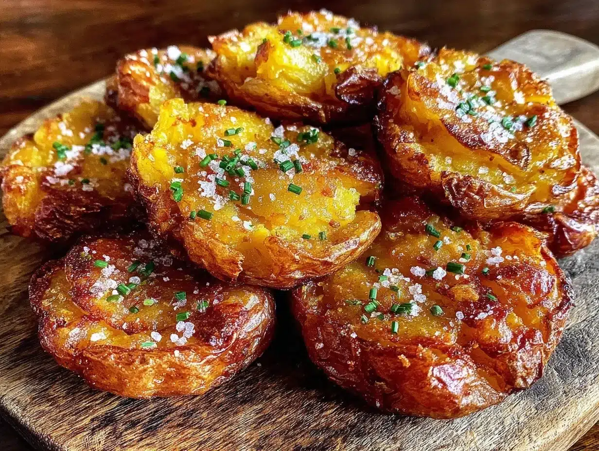 crispy smashed potatoes recipe preparation steps