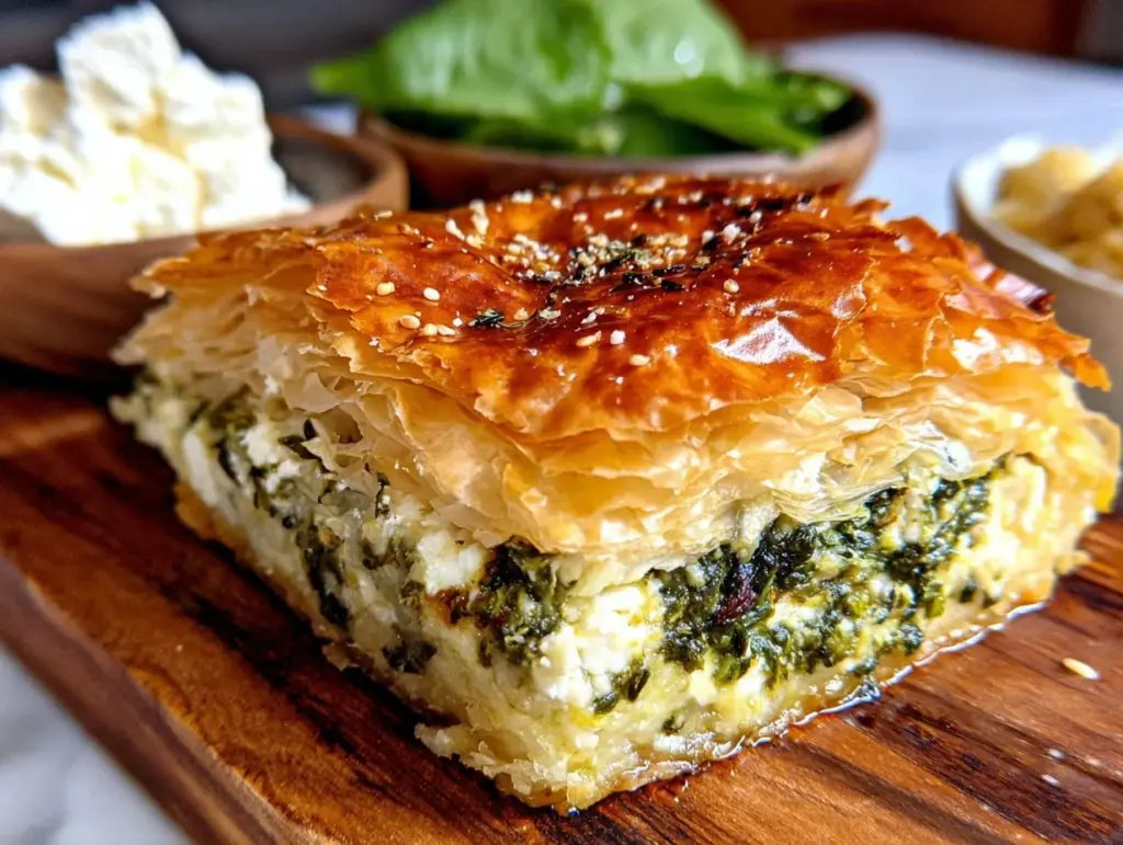 crispy spanakopita - featured image