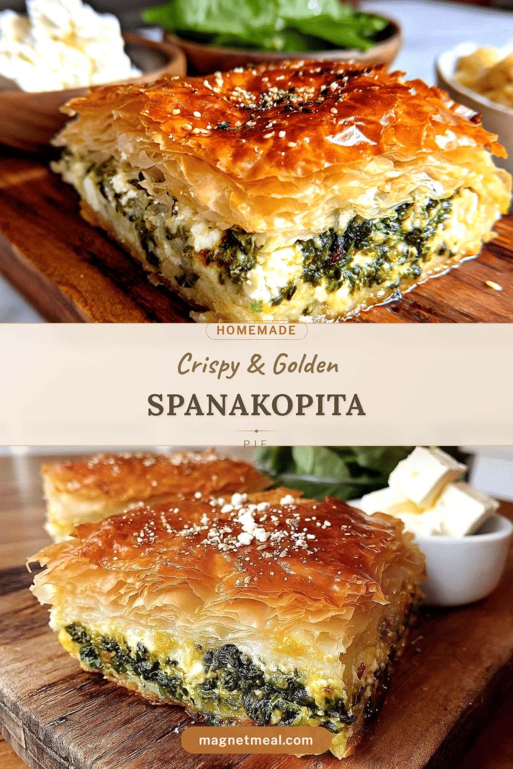 crispy spanakopita recipe