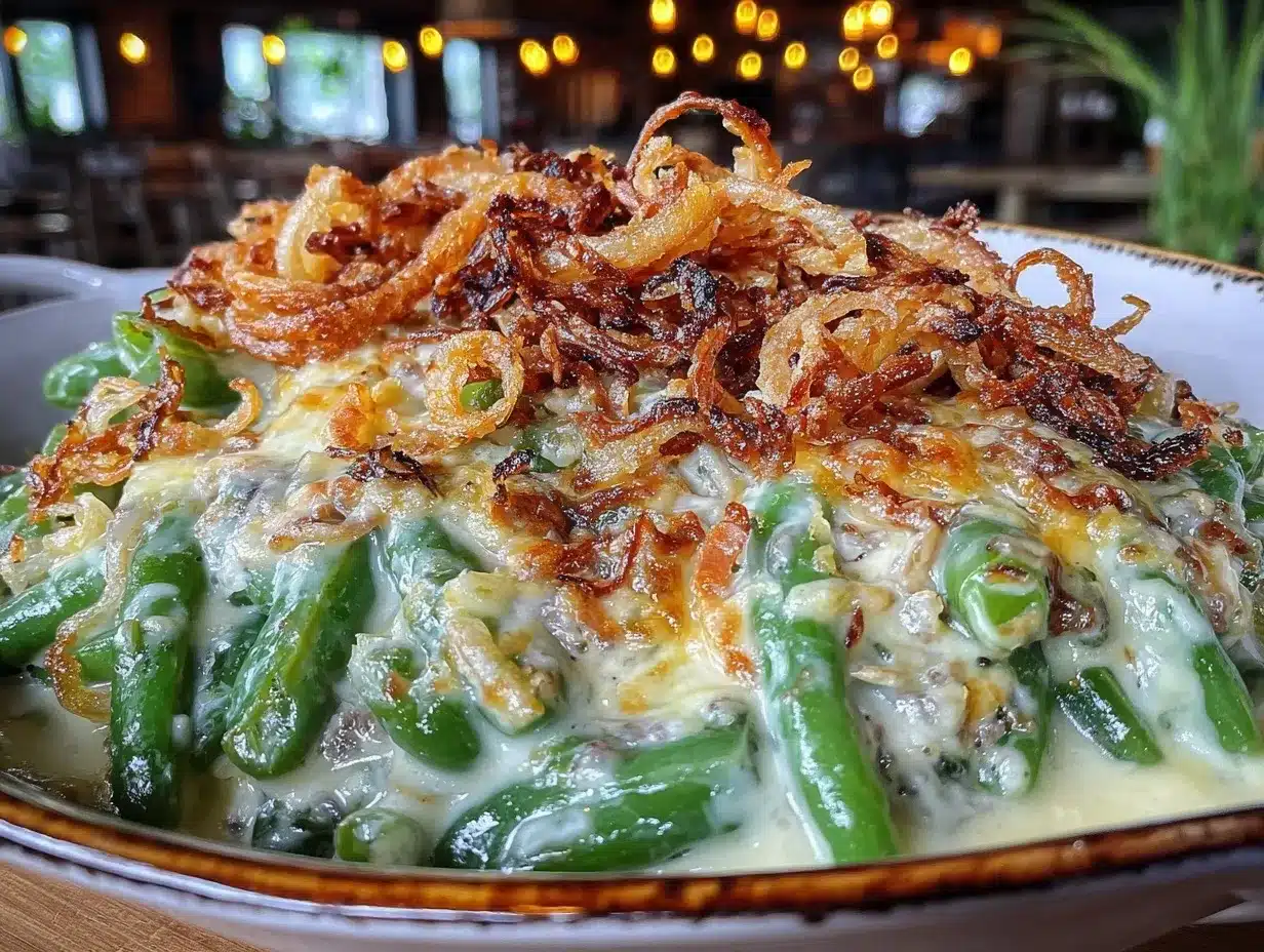 crispy spring green bean casserole preparation steps