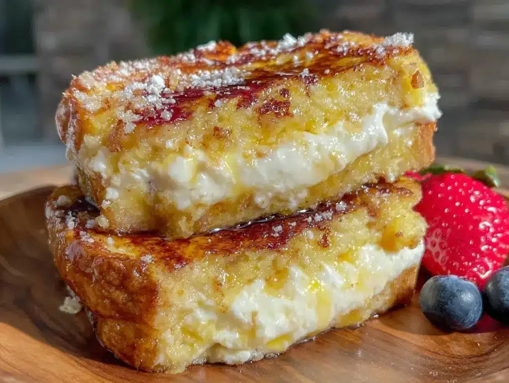 crispy stuffed french toast - featured image