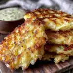 crispy waffle iron hash browns - featured image