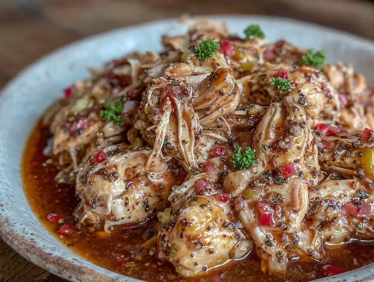 crockpot Mississippi chicken preparation steps