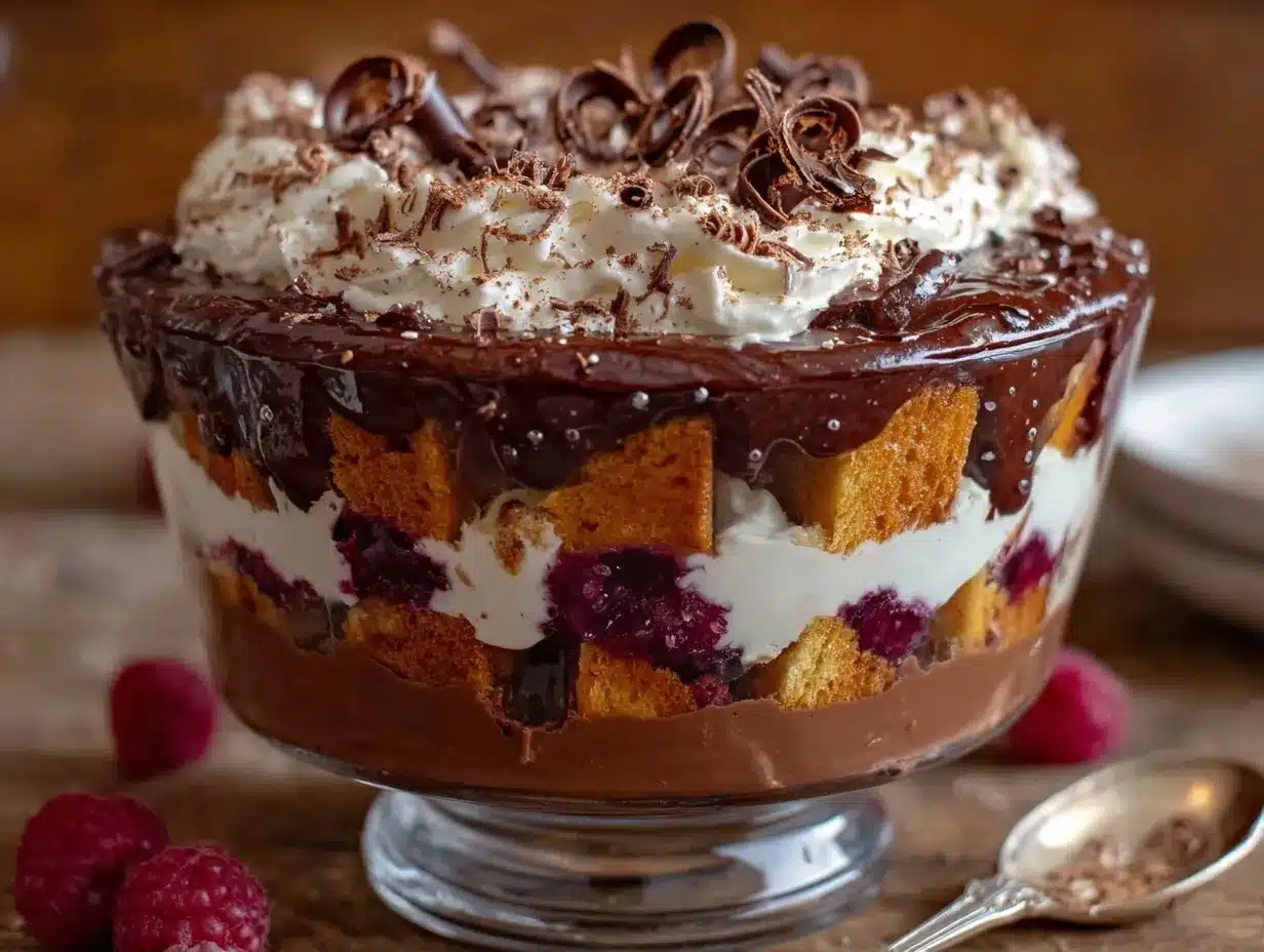 decadent chocolate trifle preparation steps