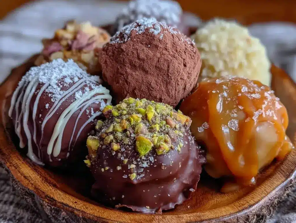 decadent chocolate truffles - featured image