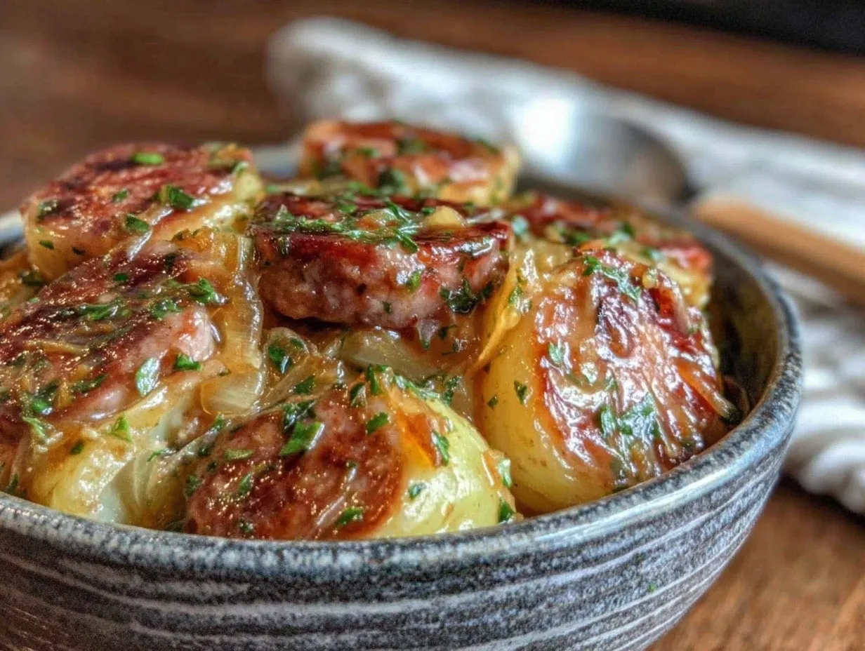 Dublin Coddle Sausage and Potato Stew preparation steps