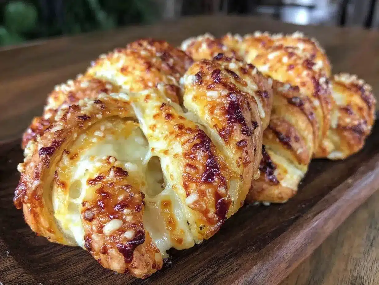 easy cheesy bread twists preparation steps