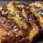 easy cheesy ham and cheese croissant bake - featured image