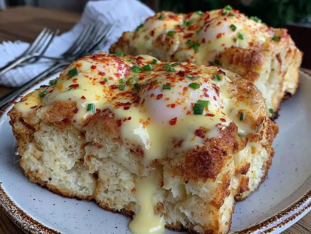 easy creamy eggs benedict casserole preparation steps