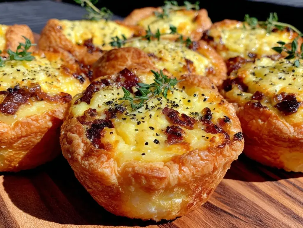 Easy Flaky Mini Quiche Lorraine - featured image