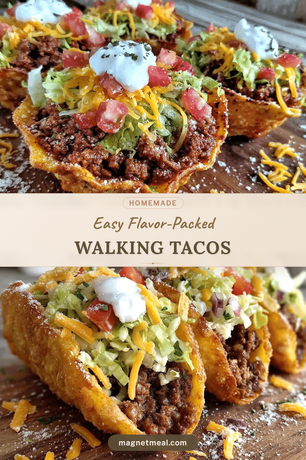 easy flavor-packed walking tacos recipe