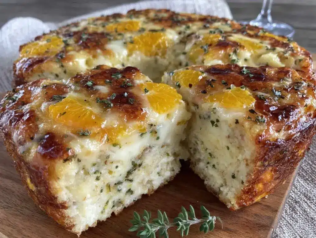 Easy Fluffy Mimosa Brunch Casserole - featured image