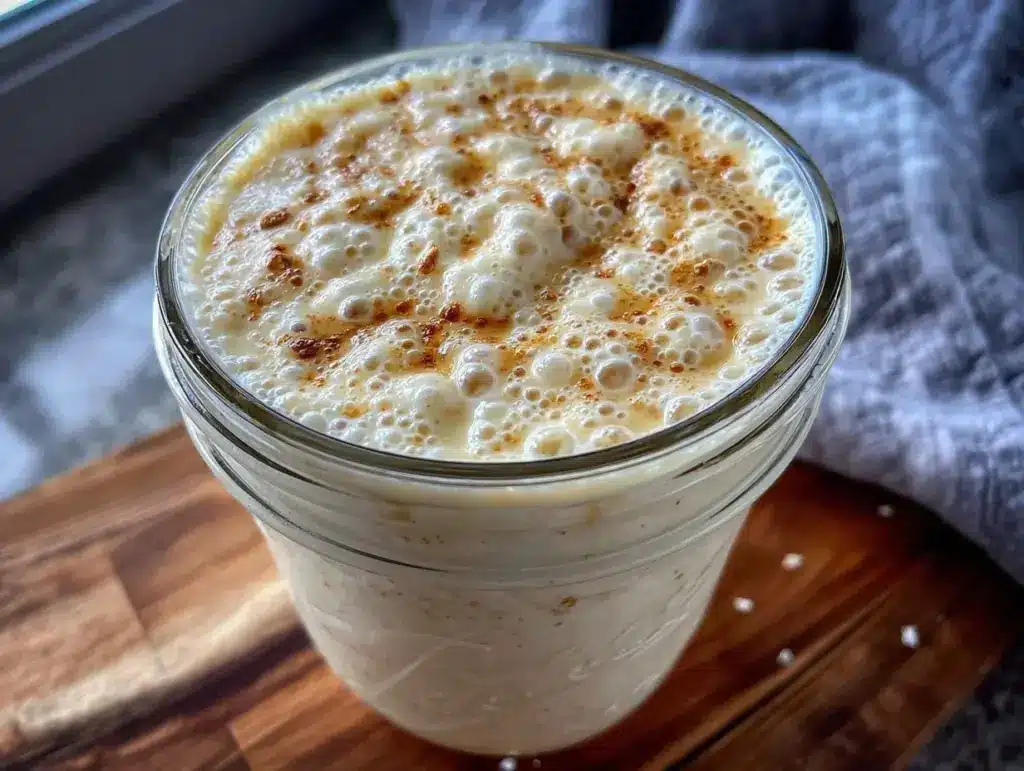 easy fluffy sourdough starter - featured image
