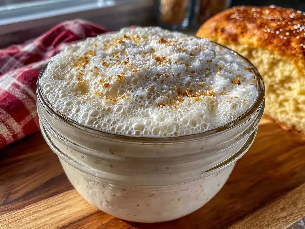 easy fluffy sourdough starter preparation steps