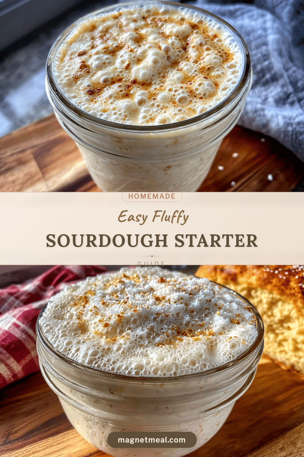 easy fluffy sourdough starter recipe