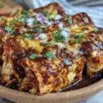 easy freezer-friendly chicken enchiladas - featured image