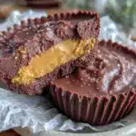 easy homemade chocolate peanut butter cups - featured image