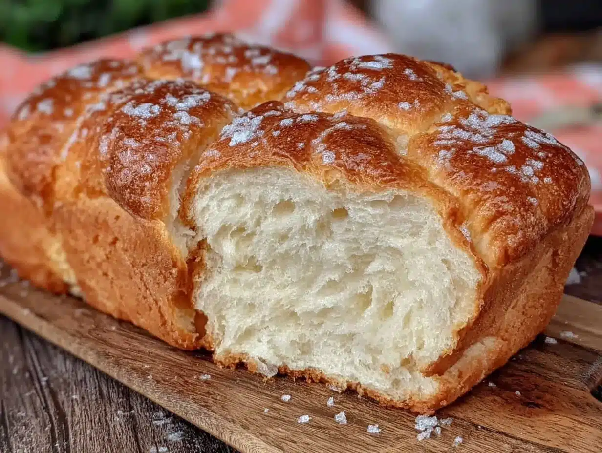 Fluffy Milk Bread Japanese Hokkaido preparation steps