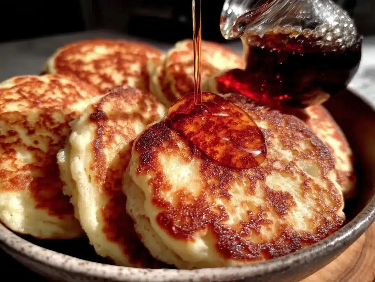 fluffy pancake dippers preparation steps