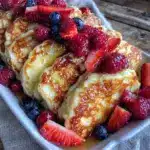 fluffy sheet pan pancakes recipe - featured image