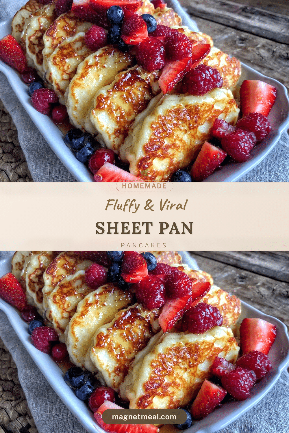 fluffy sheet pan pancakes recipe recipe