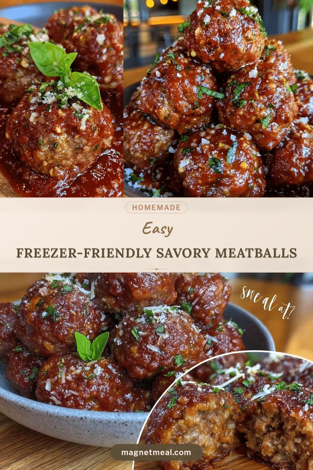 freezer-friendly meatballs recipe