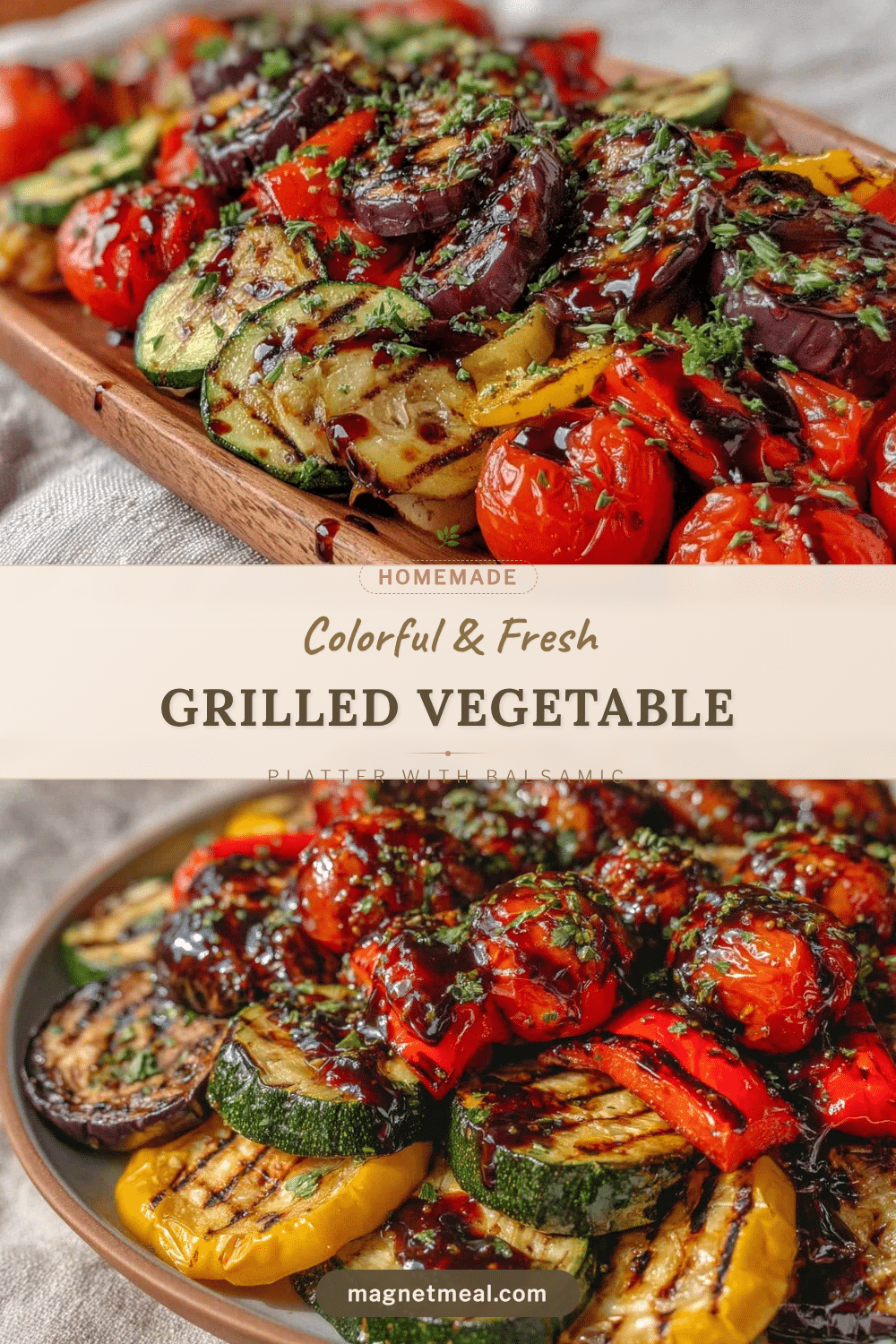fresh grilled vegetable platter recipe