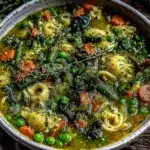 fresh spring minestrone soup - featured image