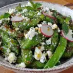 fresh spring pea salad - featured image