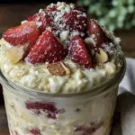 fresh strawberry overnight oats - featured image
