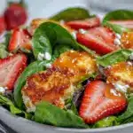 fresh strawberry salad - featured image