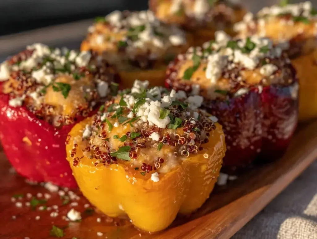 fresh stuffed baby peppers - featured image