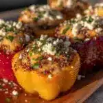 fresh stuffed baby peppers - featured image