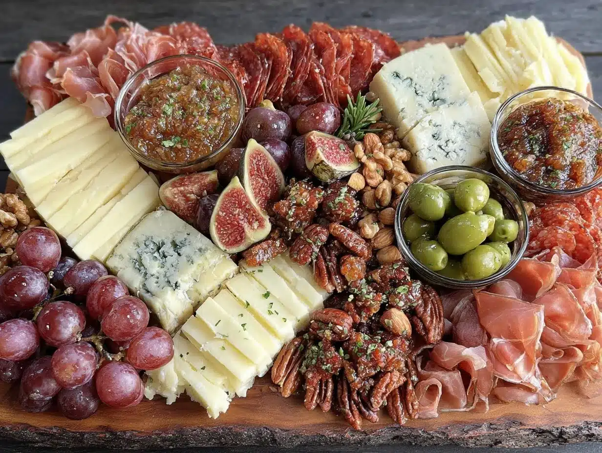 gourmet cheese and charcuterie board preparation steps