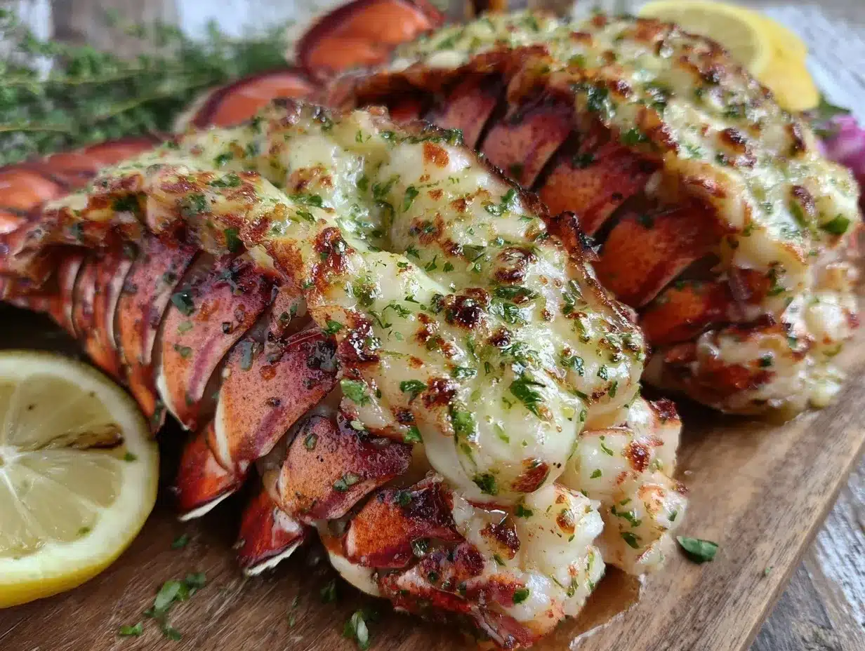 grilled lobster tails with herb butter preparation steps