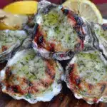 grilled oysters with garlic butter - featured image
