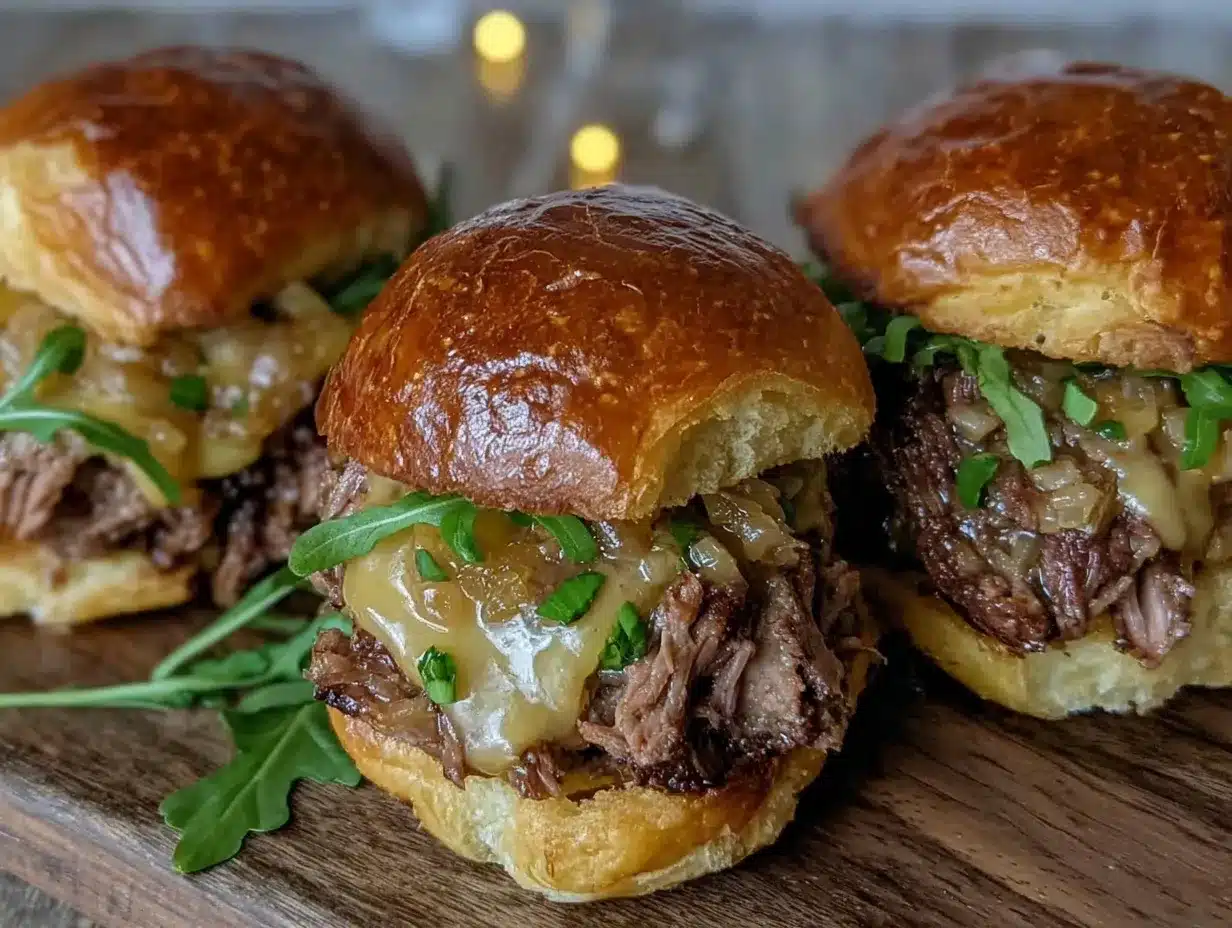 Guinness beef sliders preparation steps