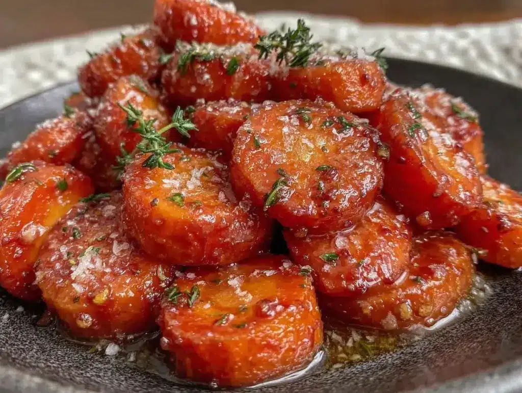 honey butter glazed carrots - featured image