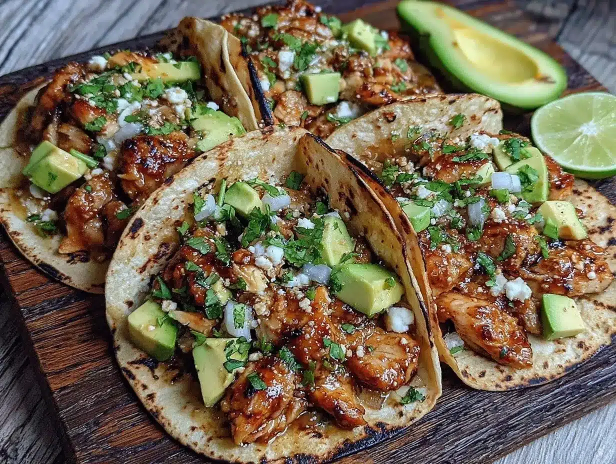 honey lime chicken tacos preparation steps