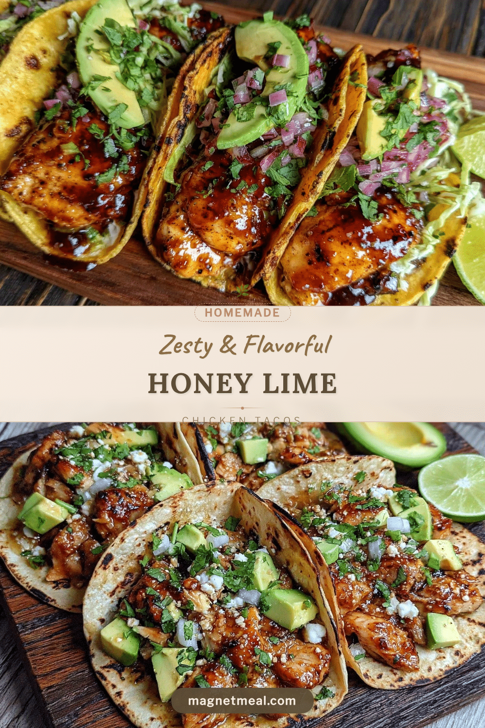 honey lime chicken tacos recipe