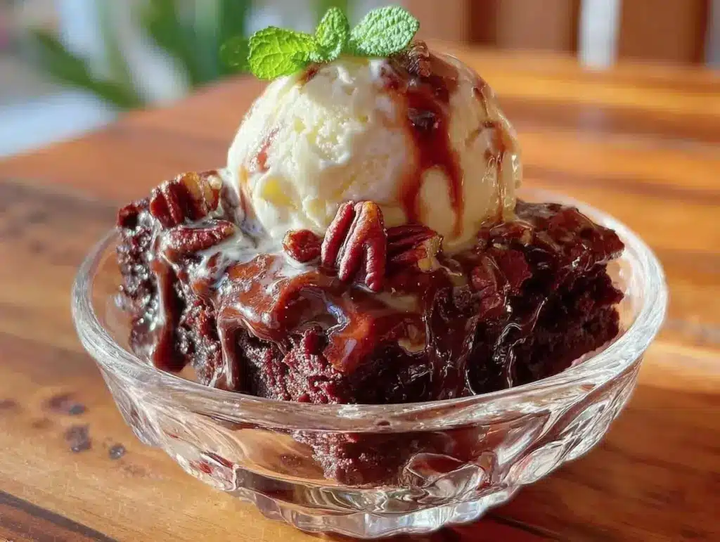 hot fudge brownie sundae - featured image