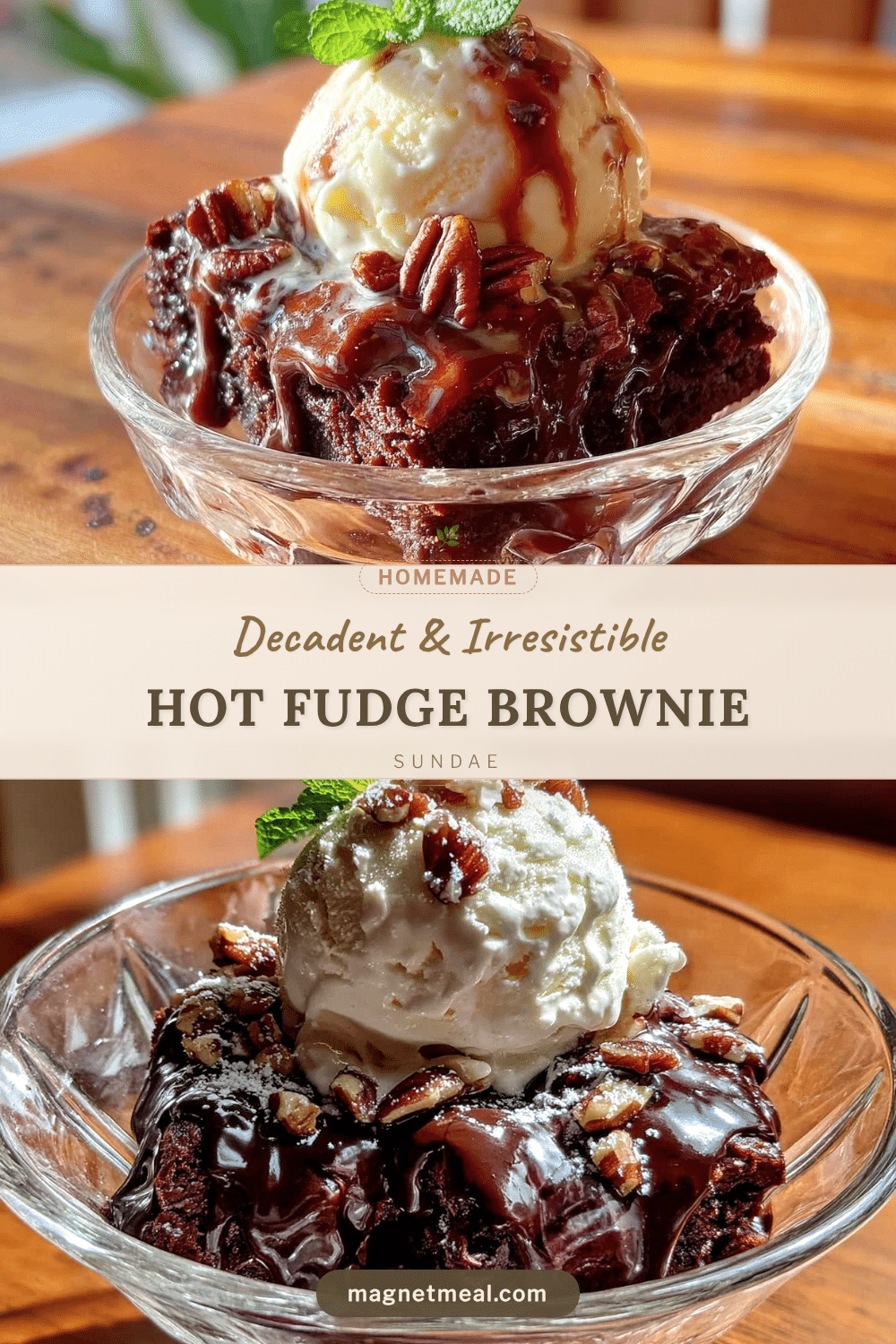 hot fudge brownie sundae recipe