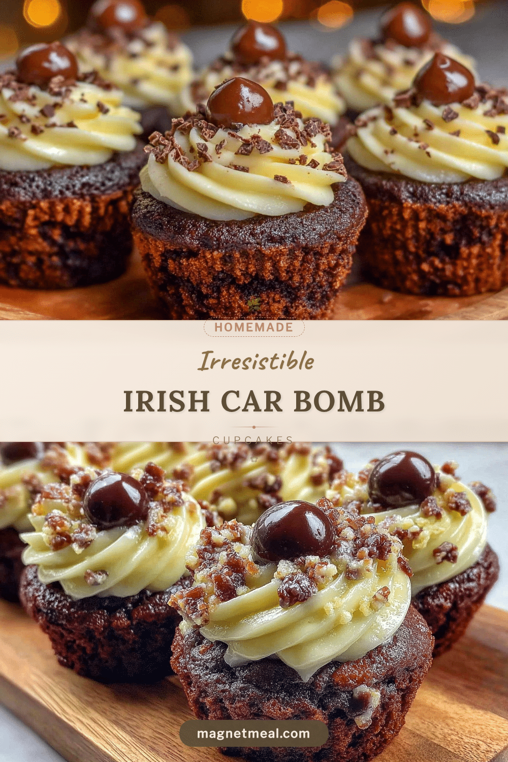 Irish Car Bomb Cupcakes recipe