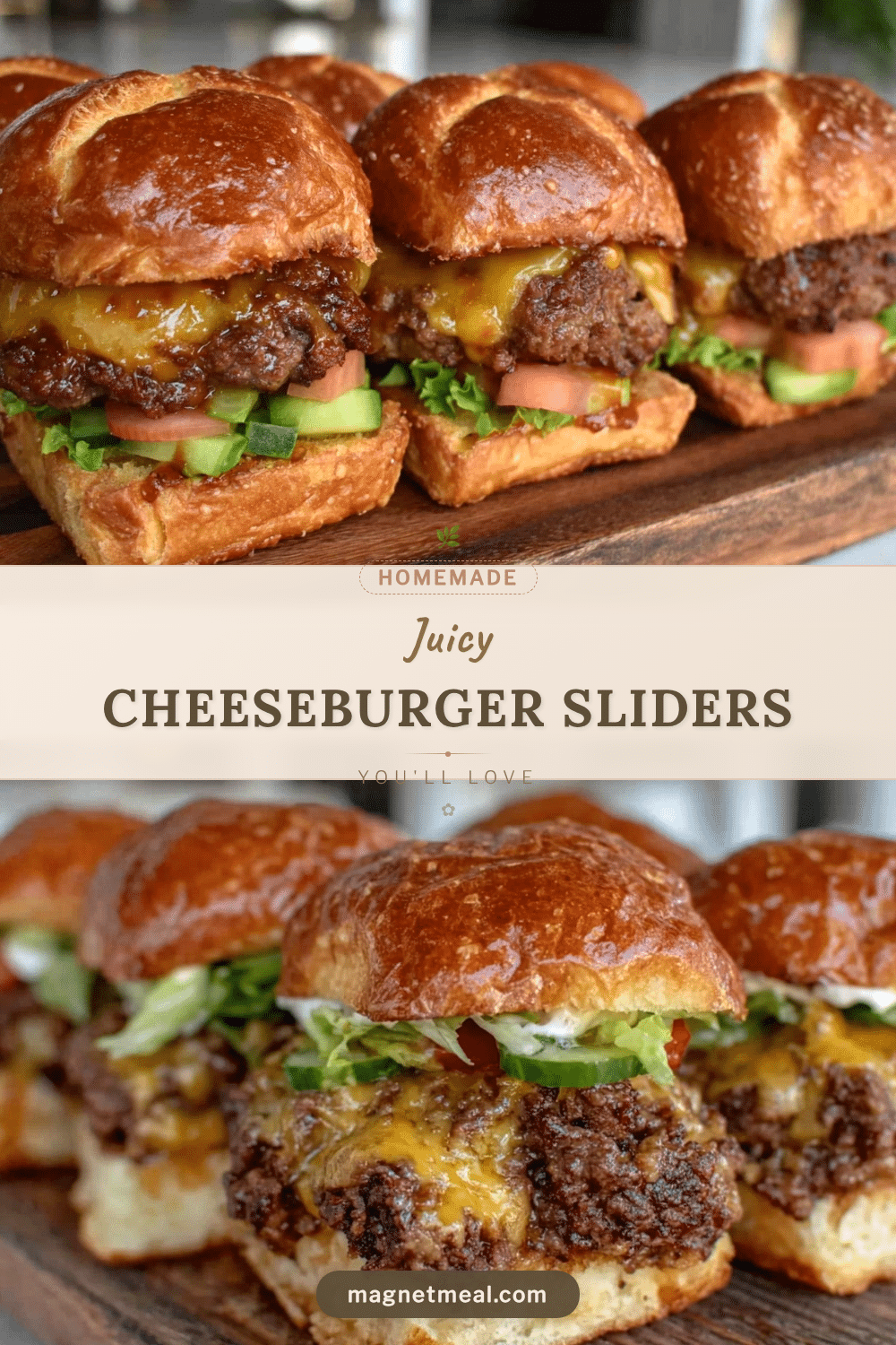 juicy cheeseburger sliders recipe