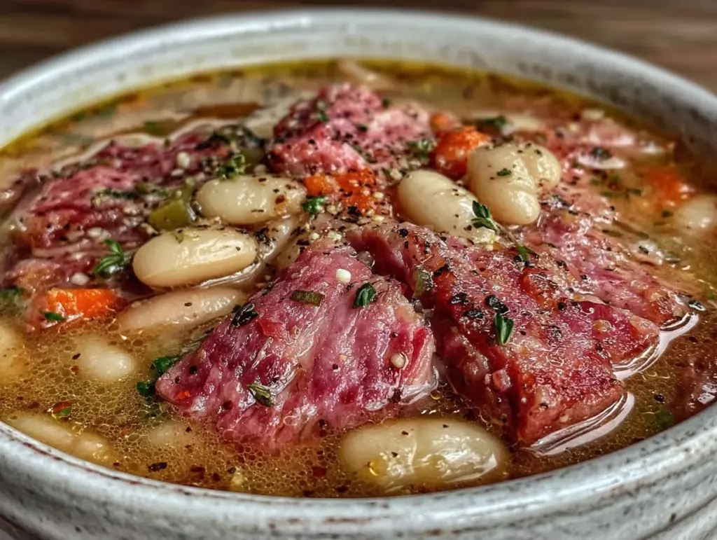 leftover ham and bean soup - featured image