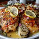 lemon butter chicken - featured image
