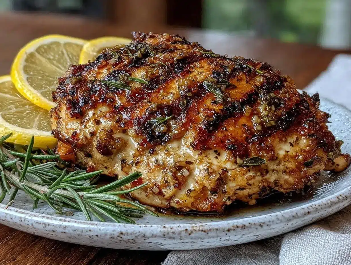 lemon garlic grilled chicken breast preparation steps