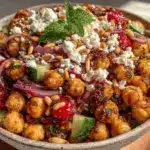 Mediterranean chickpea salad - featured image