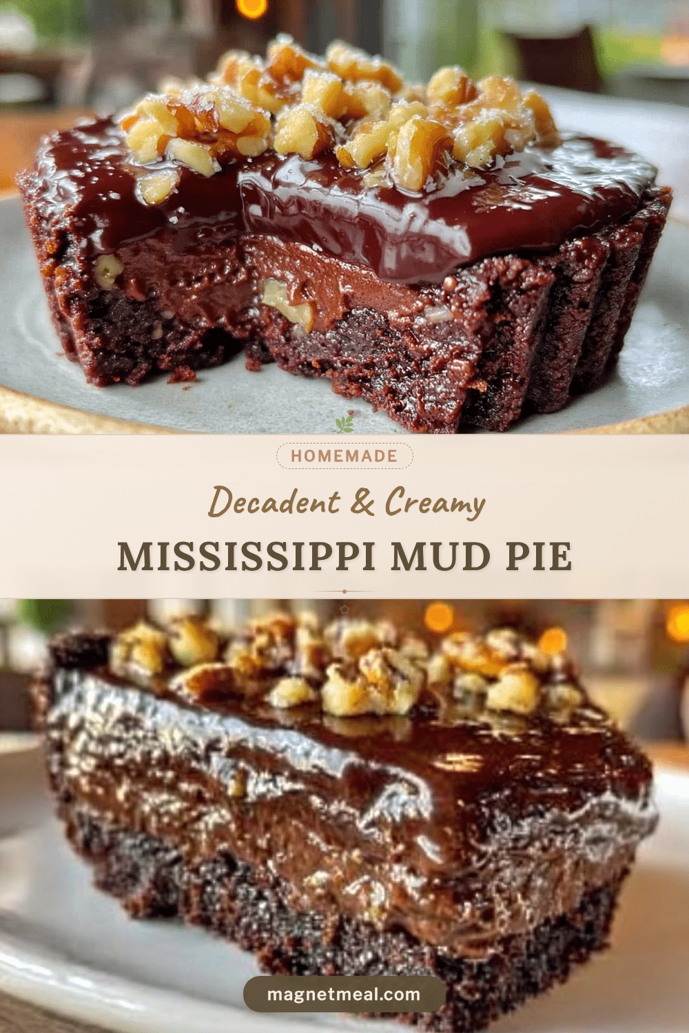 Mississippi Mud Pie recipe